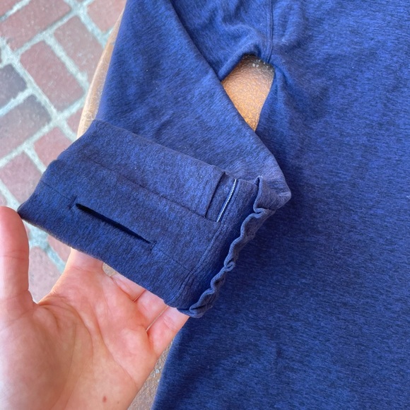 Lululemon cozy navy blue running hoodie sz s - Picture 5 of 6